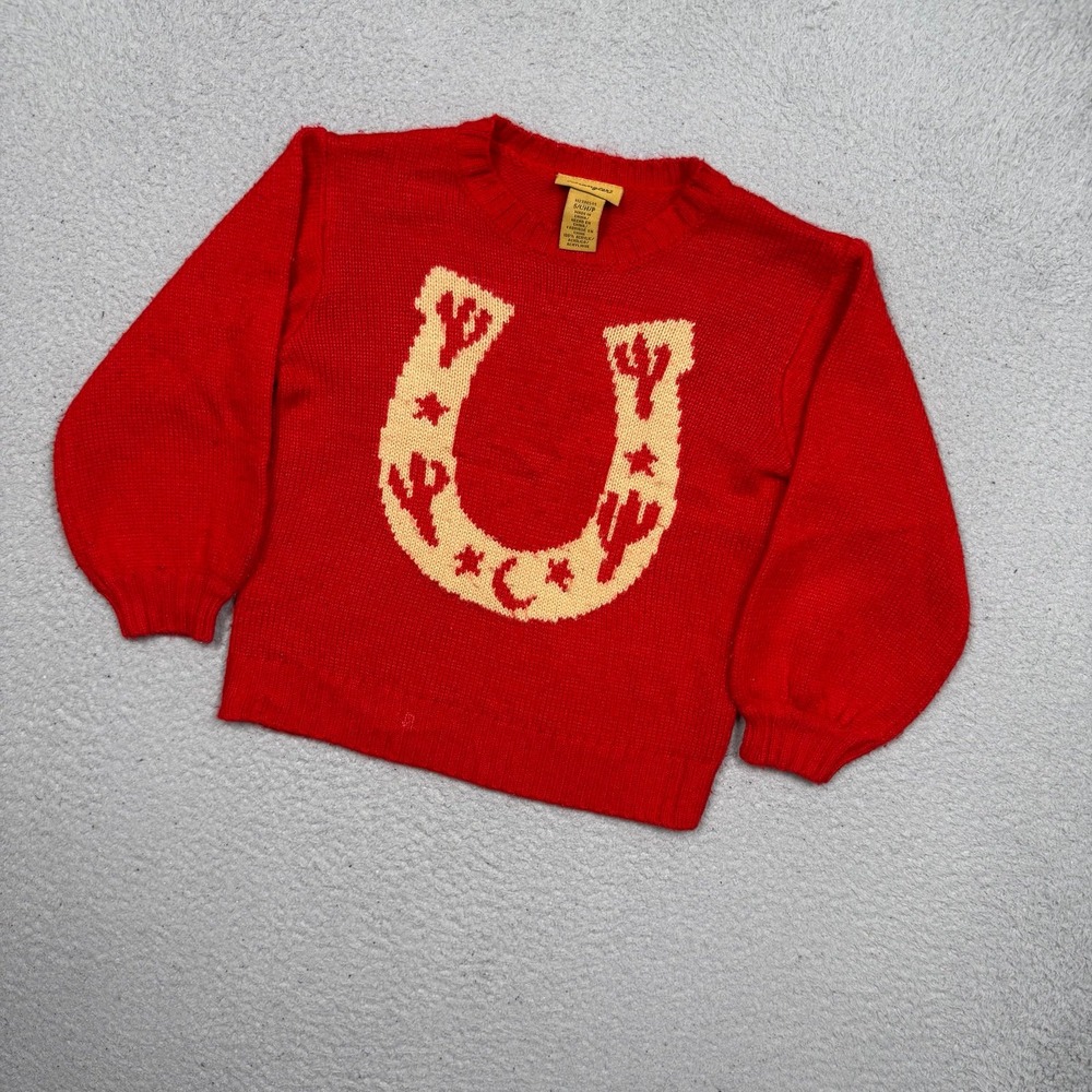 Wrangler Girl's Horseshoe Knit Sweater